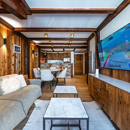 Luxury Suite 70M2 Balcon Courchevel1850 Parking Exterior foto